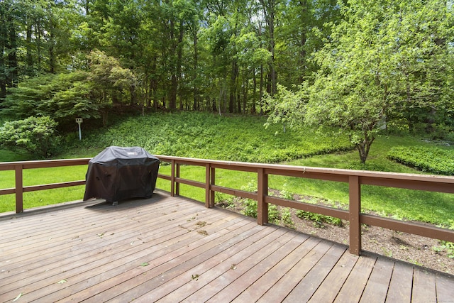 27 Scudder Rd, Newtown, CT 06470 - wooden terrace with a grill