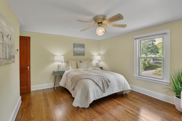 55 Dividend Rd, Rocky Hill, CT 06067 - bedroom featuring wood finished floors, baseboards, and ceiling fan
