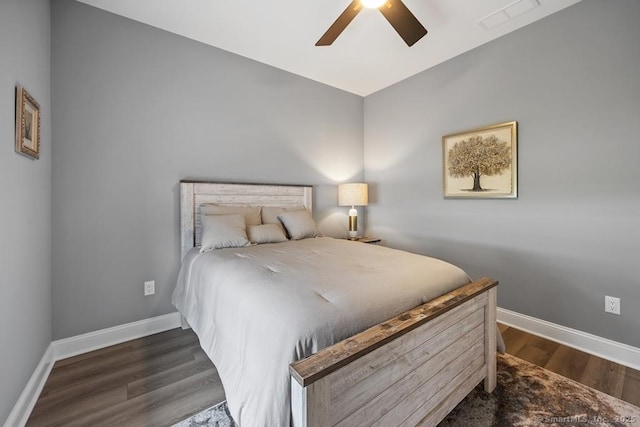 210 Munson Rd Unit 3-C, Wolcott, CT 06716 - bedroom featuring wood finished floors and ceiling fan