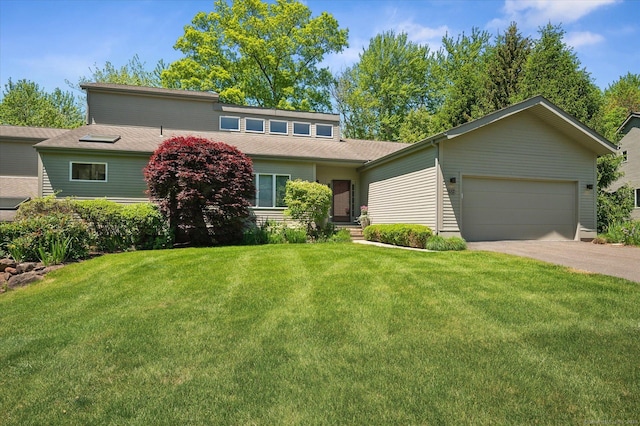 39 Gatewood Unit 39, Avon, CT 06001 - mid-century inspired home featuring an attached garage, a front lawn, and asphalt driveway