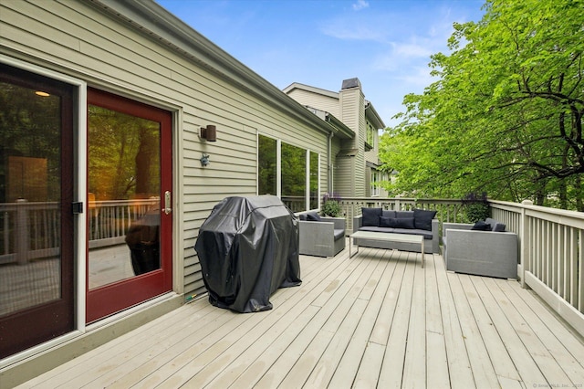 39 Gatewood Unit 39, Avon, CT 06001 - wooden deck with outdoor lounge area and grilling area