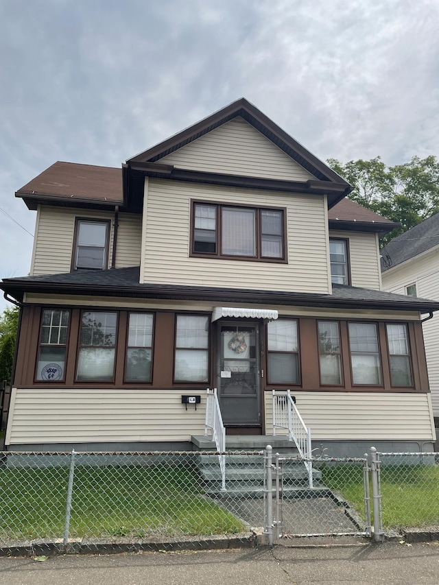 339 Washington Ave, West Haven, CT 06516 - view of front of property featuring entry steps and a gate