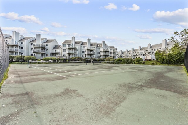 2 Mansfield Grove Rd Apt 166, East Haven, CT 06512 - view of tennis court featuring a residential view