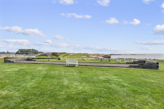 2 Mansfield Grove Rd Apt 166, East Haven, CT 06512 - view of grassy yard with a water view