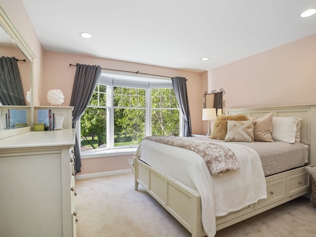 10 Wilton Hunt Rd, Wilton, CT 06897 - bedroom with light colored carpet, baseboards, and recessed lighting