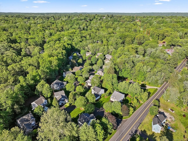 10 Wilton Hunt Rd, Wilton, CT 06897 - aerial view of property and surrounding area with a forest