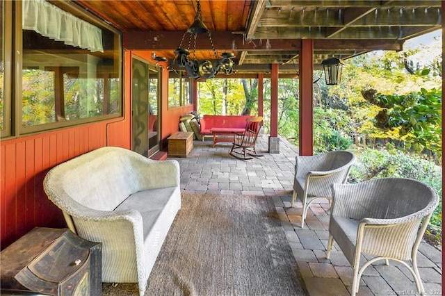 235 Whipstick Rd, Wilton, CT 06897 - view of patio with an outdoor hangout area