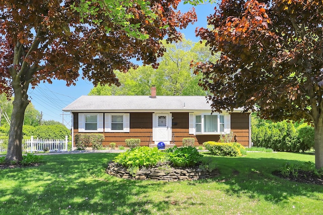 31 Hemlock Dr, Southington, CT 06489 - view of front of property with a chimney and roof with shingles