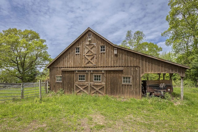 179 Parker Rd, Somers, CT 06071 - view of barn with fence