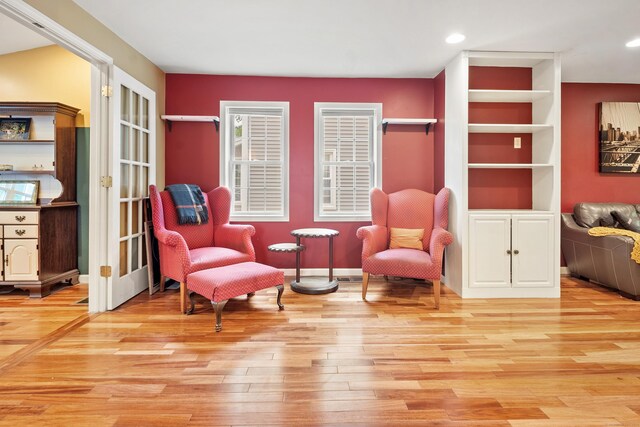 28 Edmund St, Stratford, CT 06614 - sitting room featuring light wood finished floors and recessed lighting