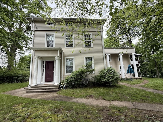 131 W Main St, Southington, CT 06479 - view of front facade featuring a front lawn