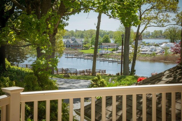 58 Quarry Dock Rd Unit 58, Branford, CT 06405 - water view featuring a dock