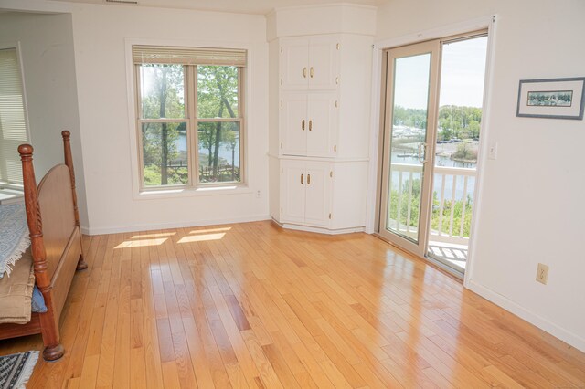58 Quarry Dock Rd Unit 58, Branford, CT 06405 - spare room with light wood-type flooring, baseboards, and healthy amount of natural light