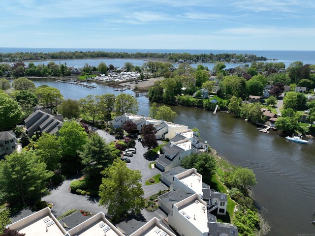 58 Quarry Dock Rd Unit 58, Branford, CT 06405 - aerial view of residential area with a nearby body of water