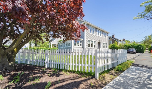 189 E Ave, Norwalk, CT 06855 - view of home's exterior with a fenced front yard