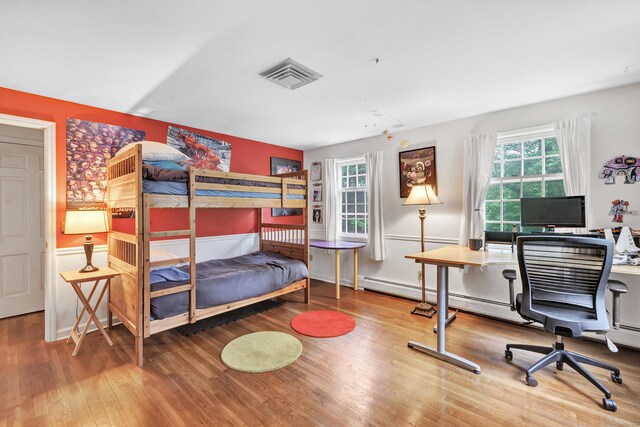73 Golden Hill St, Trumbull, CT 06611 - bedroom with wood finished floors and an office area