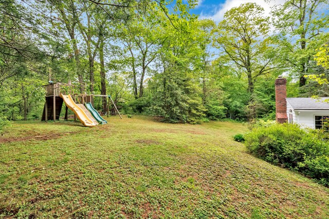 73 Golden Hill St, Trumbull, CT 06611 - view of green lawn with a playground