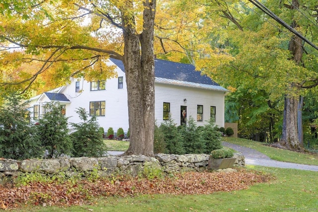 99 Sharon Mountain Rd, Sharon, CT 06069 - view of home's exterior with metal roof