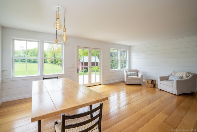 99 Sharon Mountain Rd, Sharon, CT 06069 - living area featuring light wood finished floors and french doors