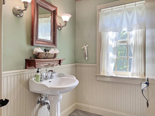 114 Ruscoe Rd, Wilton, CT 06897 - bathroom with wainscoting