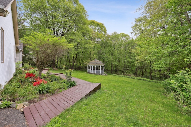 8 Grants Ln, New Milford, CT 06776 - view of grassy yard featuring an outdoor structure