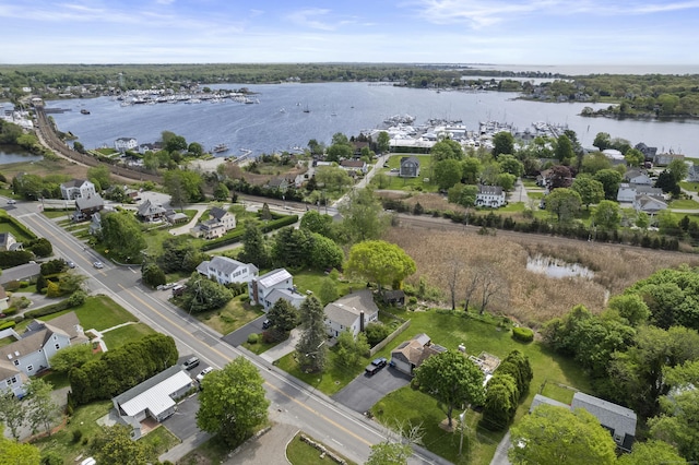410 Noank Rd, Groton, CT 06355 - view of property location with a large body of water and nearby suburban area