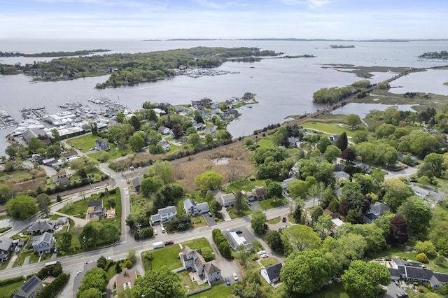 410 Noank Rd, Groton, CT 06355 - drone / aerial view of a large body of water