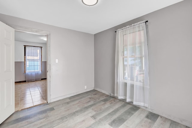 56 Gem Ave, Bridgeport, CT 06606 - spare room featuring wood finished floors and baseboards