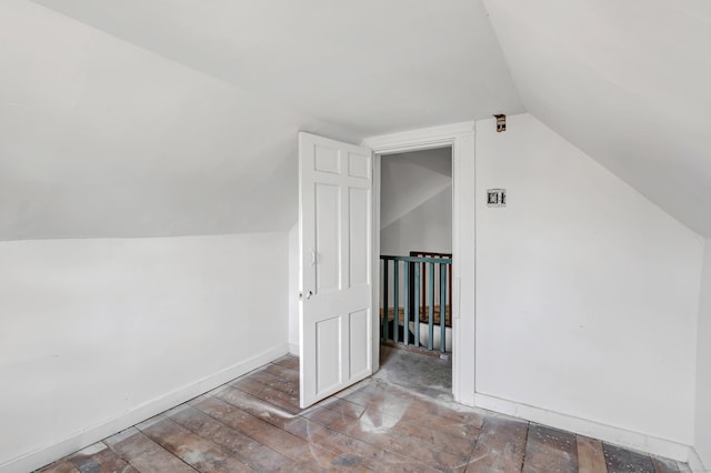 56 Gem Ave, Bridgeport, CT 06606 - bonus room featuring lofted ceiling, wood finished floors, and baseboards