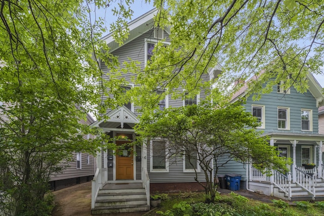 52 Edwards St, New Haven, CT 06511 - view of front of house with a porch