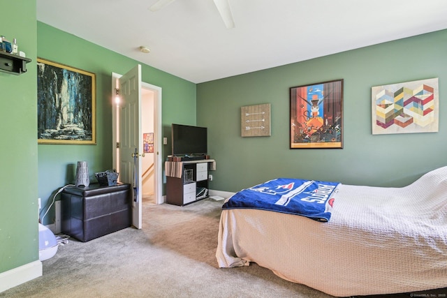 18 Cherokee Ct Unit 18, Cromwell, CT 06416 - carpeted bedroom with baseboards and ceiling fan