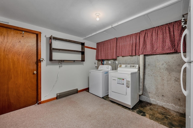 laundry area featuring separate washer and dryer