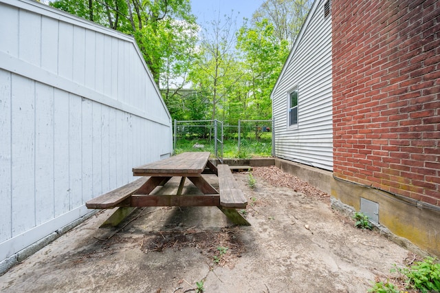 2517 Main St, Coventry, CT 06238 - view of patio with fence and outdoor dining area