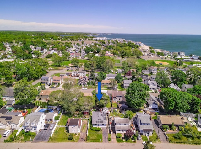 51 Palmetto Trl, East Haven, CT 06512 - aerial view of residential area featuring a large body of water