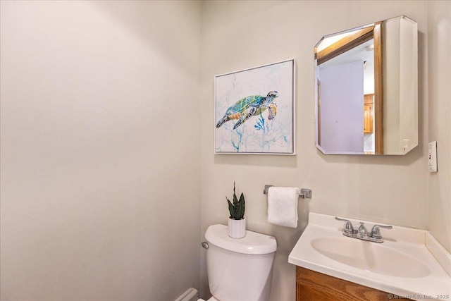 120 Peters Ln, Stratford, CT 06614 - half bathroom with vanity and toilet