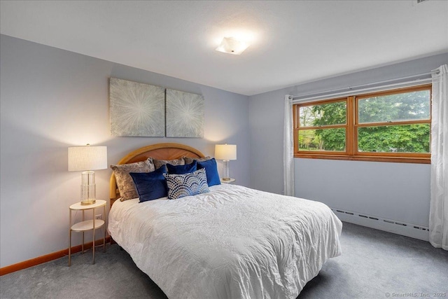 120 Peters Ln, Stratford, CT 06614 - carpeted bedroom with a baseboard radiator and baseboards