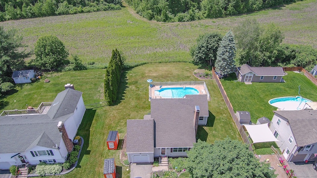 58 Spruceland Rd, Enfield, CT 06082 - aerial view of a pool