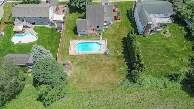 58 Spruceland Rd, Enfield, CT 06082 - drone / aerial view of a pool area