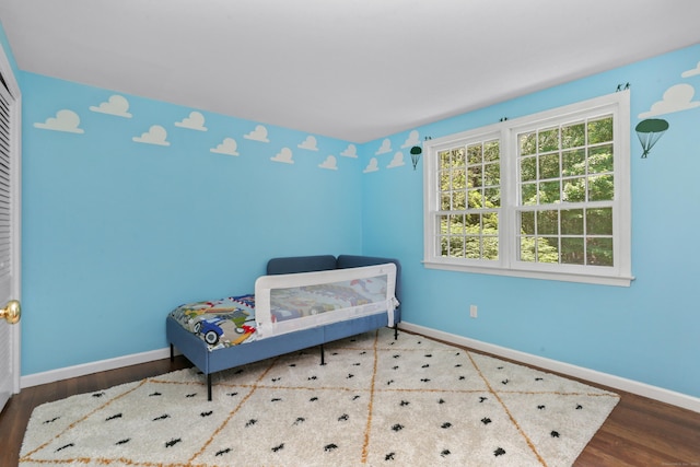 26 Heritage Ln, Weston, CT 06883 - bedroom with baseboards and wood finished floors