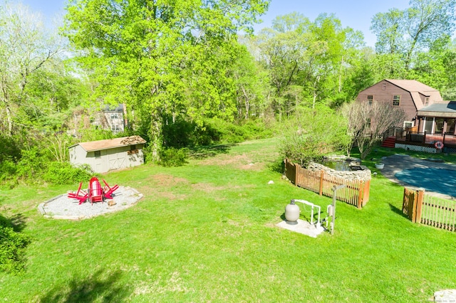 15 Haywardville Rd, East Haddam, CT 06423 - view of green lawn featuring a gazebo and a wooden deck