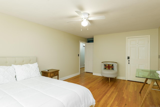 15 Haywardville Rd, East Haddam, CT 06423 - bedroom with wood finished floors, baseboards, and ceiling fan