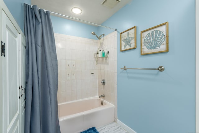 15 Haywardville Rd, East Haddam, CT 06423 - bathroom with shower / bath combo with shower curtain and baseboards
