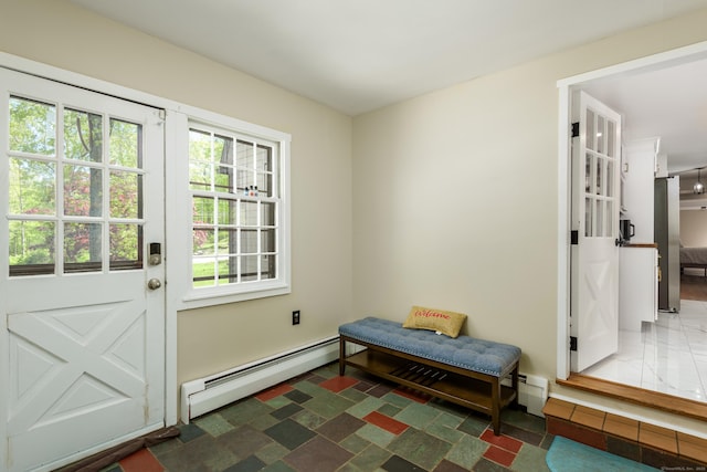 15 Haywardville Rd, East Haddam, CT 06423 - doorway with a baseboard radiator and baseboard heating