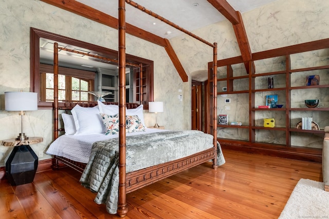 118 John St, Greenwich, CT 06831 - bedroom with hardwood / wood-style floors