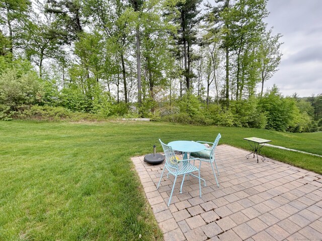 17 Highridge Rd Unit 17, Middlebury, CT 06762 - view of green lawn featuring a patio