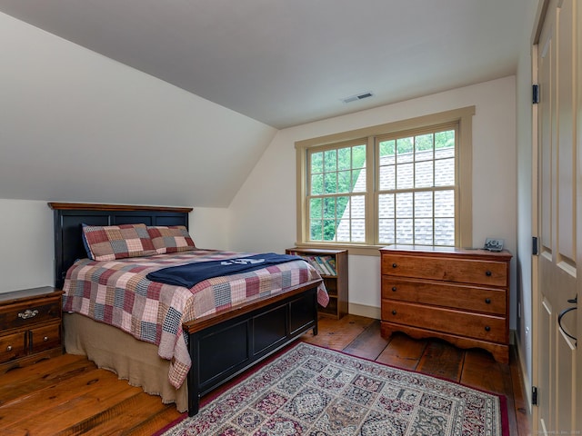 332 Good Hill Rd, Woodbury, CT 06798 - bedroom with wood-type flooring and vaulted ceiling