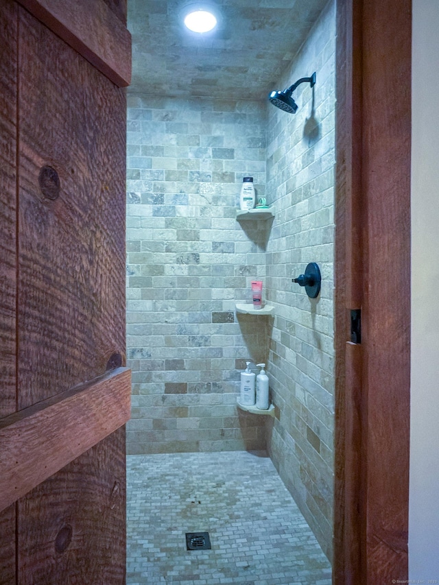 332 Good Hill Rd, Woodbury, CT 06798 - bathroom featuring a tile shower