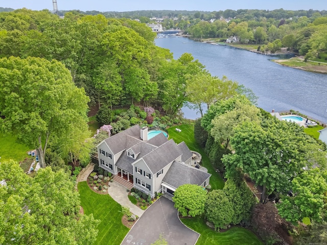 21 Oak Ridge Park, Westport, CT 06880 - bird's eye view of a nearby body of water
