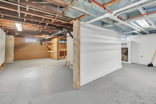 61 Reed St, Stratford, CT 06614 - below grade area featuring baseboards