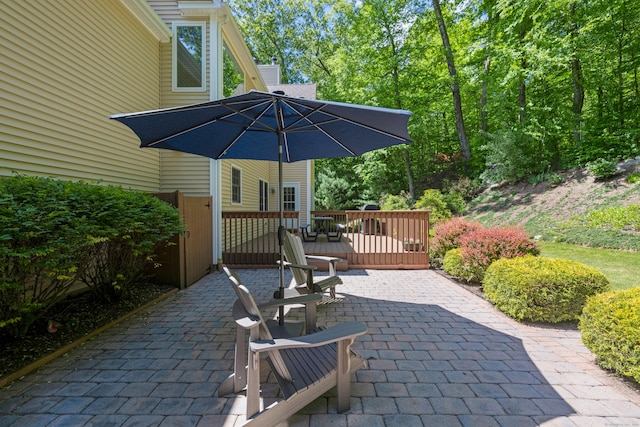 12 Everwood Dr, New Milford, CT 06776 - view of patio / terrace featuring a deck